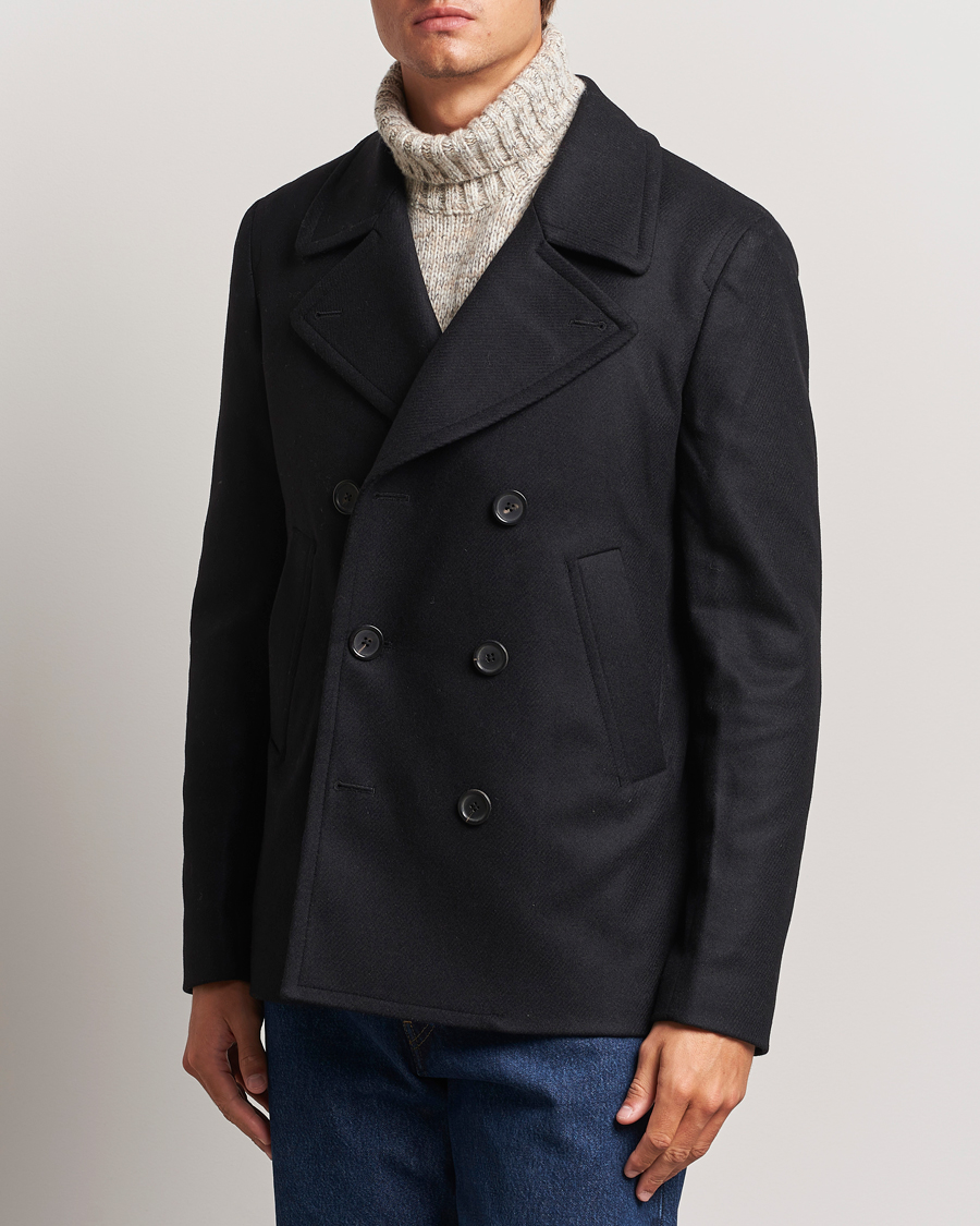 Heren | Jassen | PS Paul Smith | Wool Peacoat Black