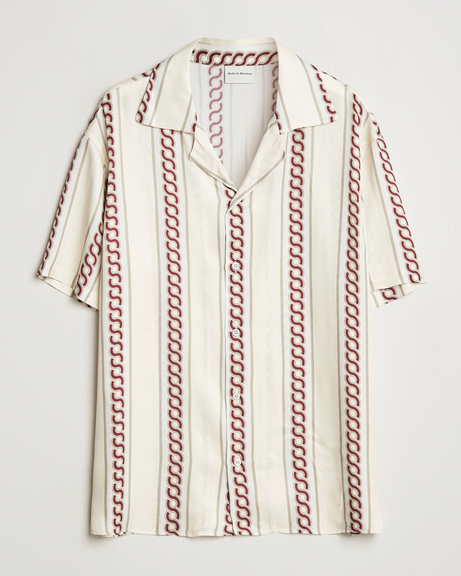 Homme | Chemises | Drôle de Monsieur | Link Cuban Shirt Ecru