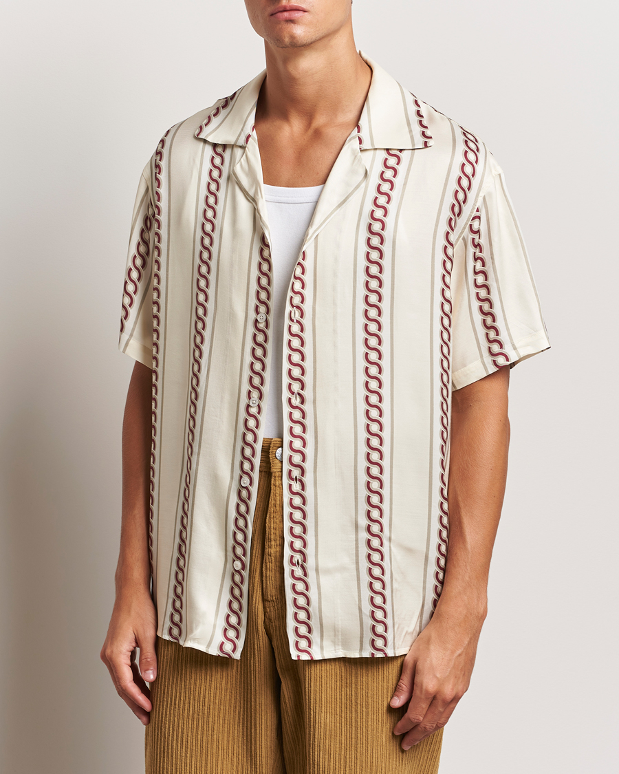 Homme | Chemises | Drôle de Monsieur | Link Cuban Shirt Ecru