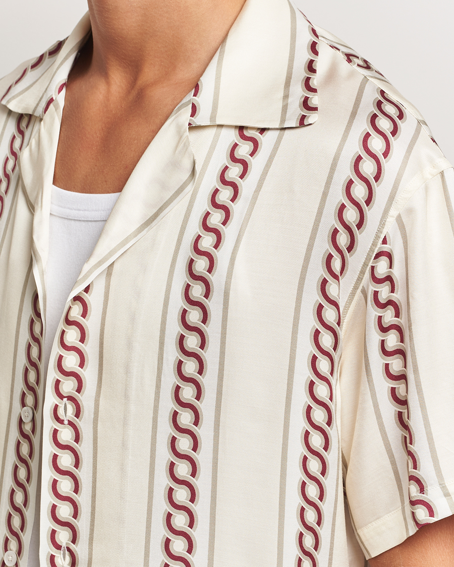 Homme | Chemises | Drôle de Monsieur | Link Cuban Shirt Ecru