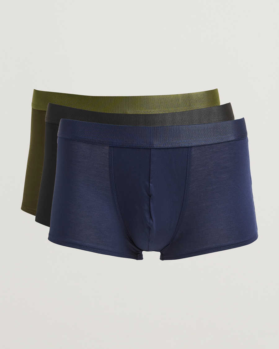 Heren | Ondergoed | CDLP | 3-Pack Boxer Trunk Black/Navy/Olive