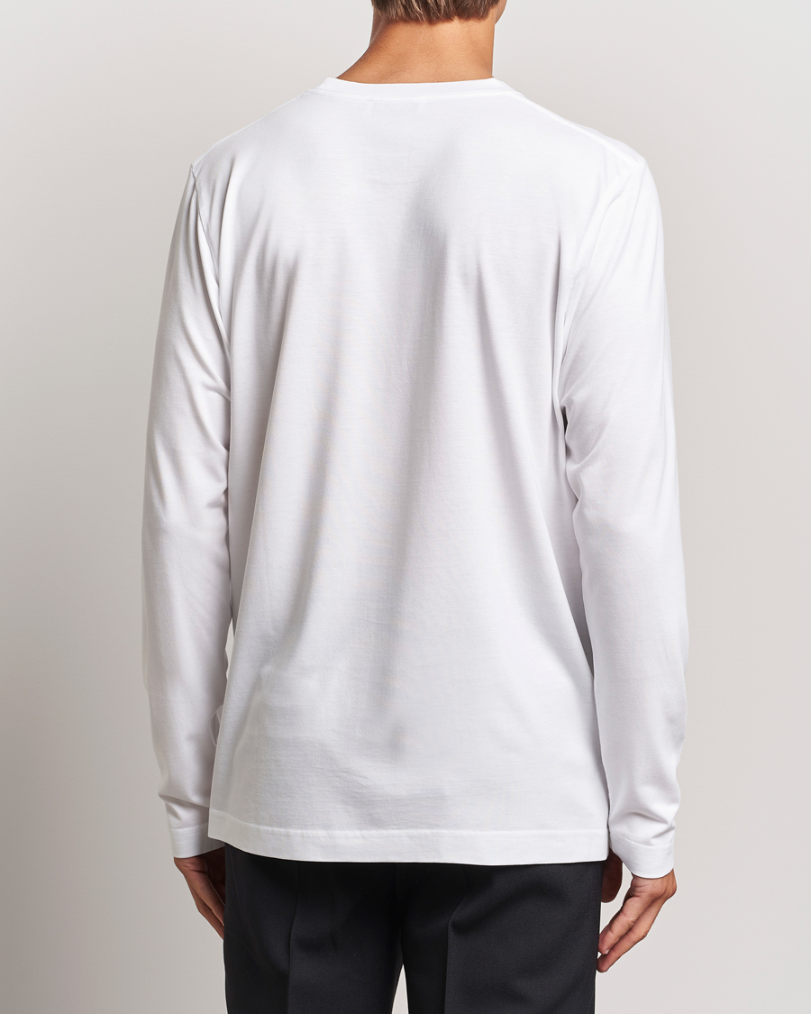 Heren | T-shirts | CDLP | Midweight Long Sleeve T-Shirt White
