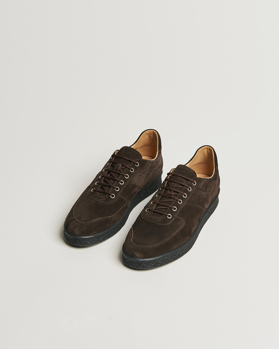 Heren | Sneakers | CQP | Roamer Suede Sneaker Chocolate Brown