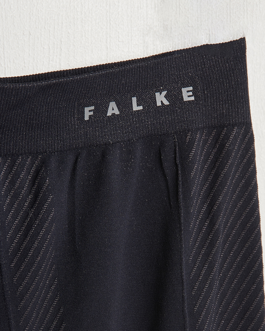 Heren | Ondergoed | Falke Sport | 3/4 Warm Tights Black