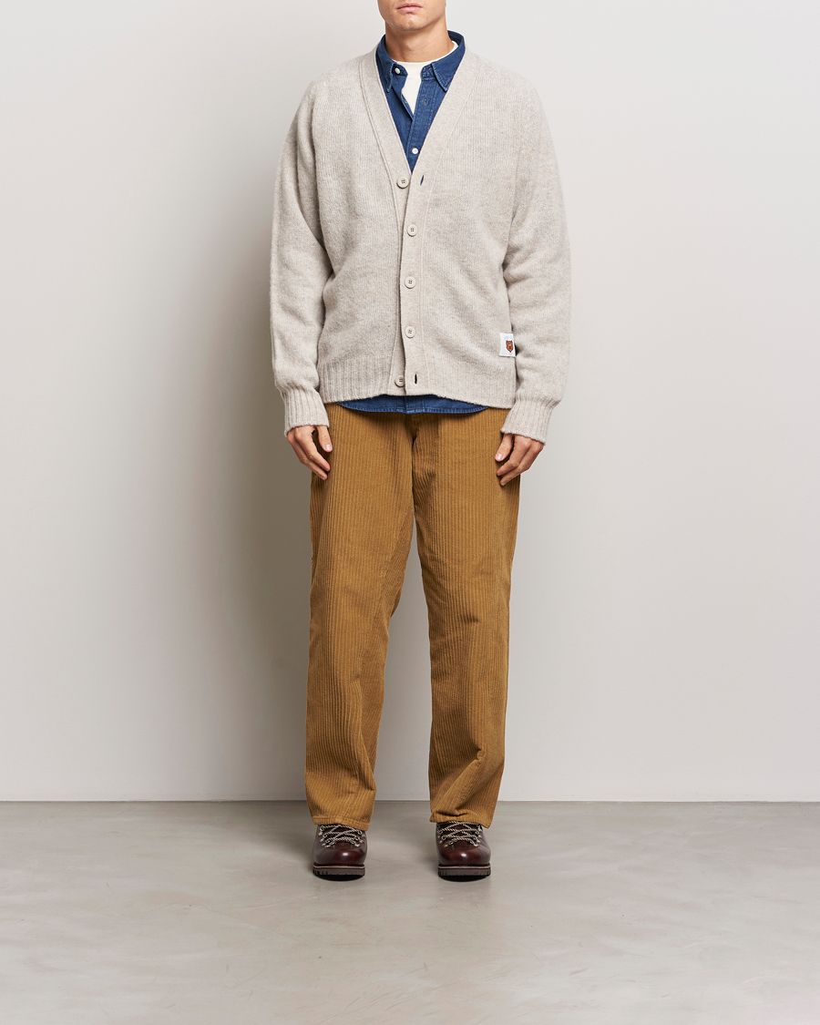Heren | Truien | Howlin' | Shaggy Bear Cardigan Cosmic Latte