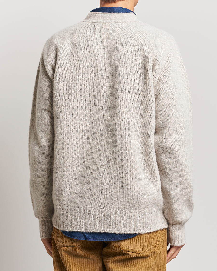 Heren | Truien | Howlin' | Shaggy Bear Cardigan Cosmic Latte