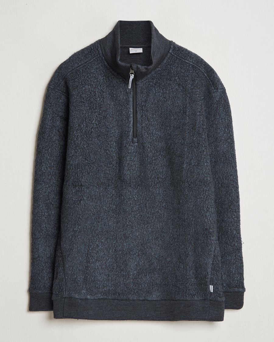 Homme | Pulls Et Tricots | Houdini | Alto Wool/Tencel Half Zip True Black