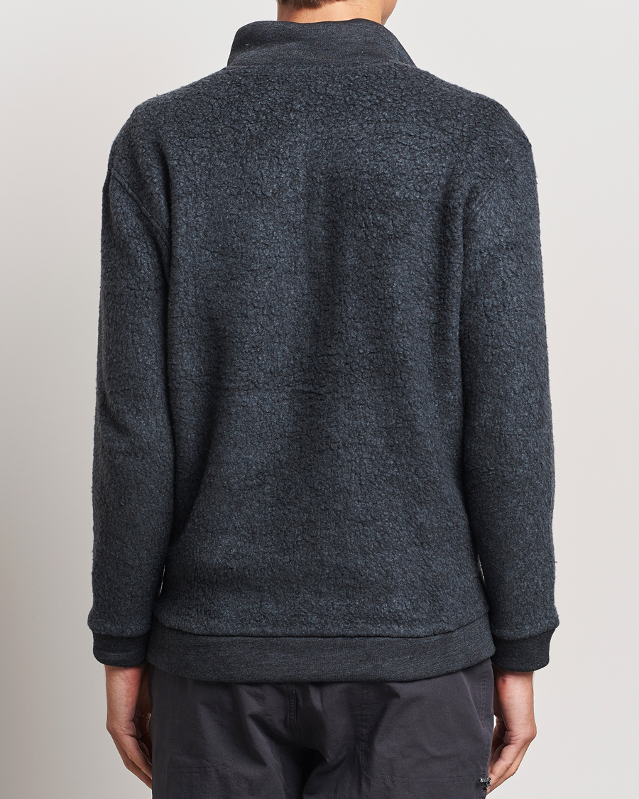Homme | Pulls Et Tricots | Houdini | Alto Merino Half Zip True Black