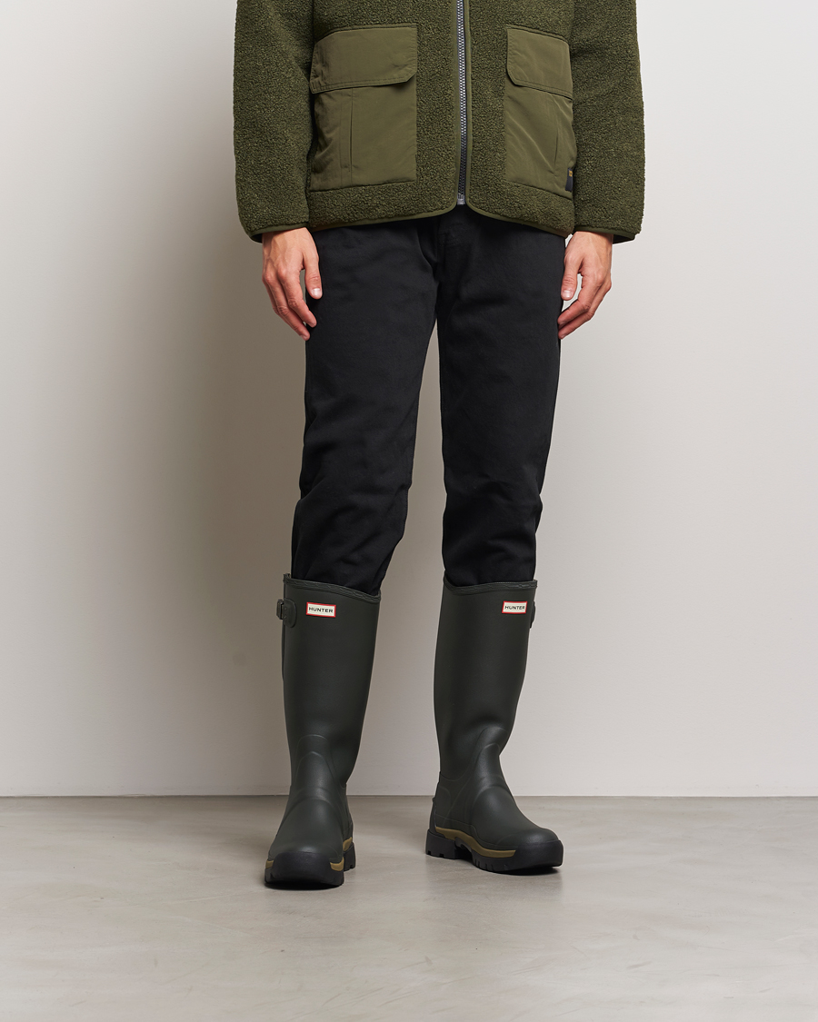 Homme | Couvre-Chaussures | Hunter | Balmoral Side Adjustable Neo Boot Dark Olive
