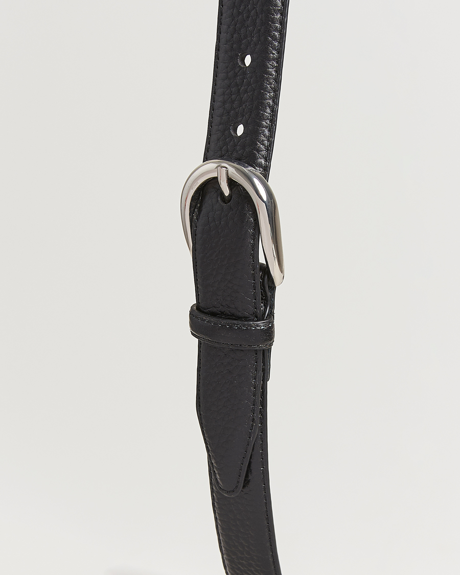 Heren | Riemen | Loake Shoemakers | Harry Grained Leather Belt Black