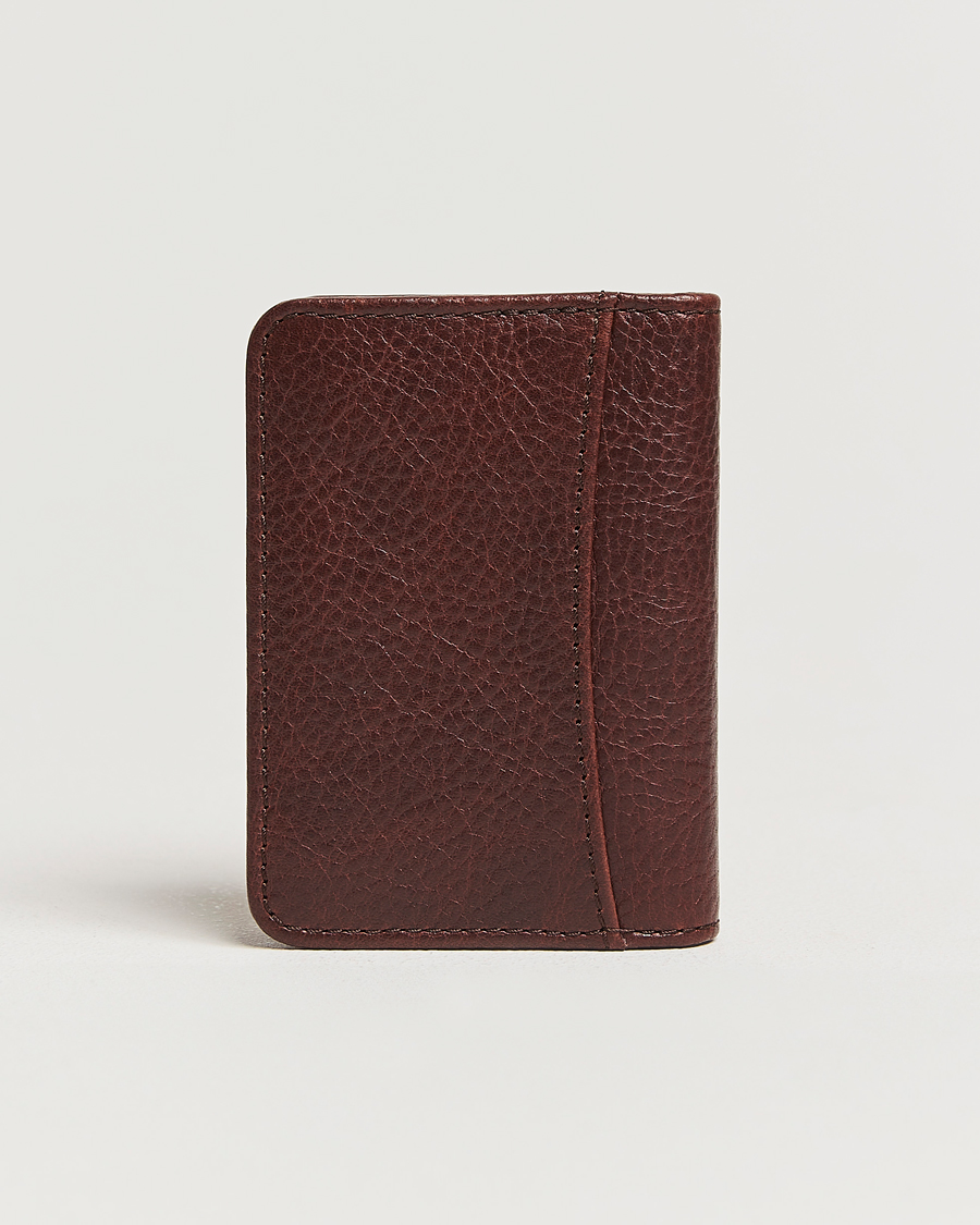 Homme | Portefeuilles | Loake 1880 | Fenchurch Grained Leather Card Holder Dark Brown