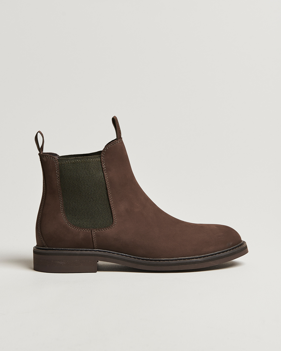 Homme | Bottes | Loake 1880 | Ducksworth Waterproof Chelsea Boot Brown Nubuck