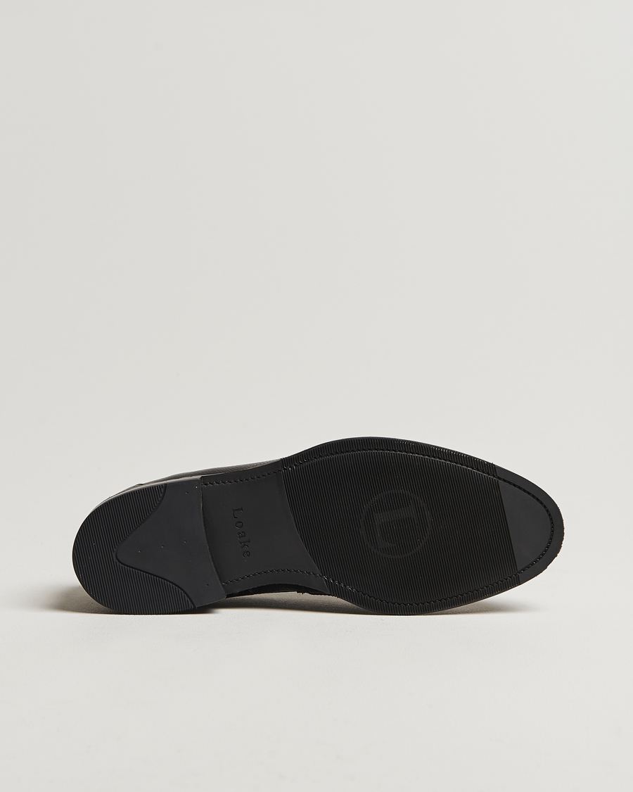 Heren | Instappers | Loake Shoemakers | Imperial Grained Penny Loafer Black