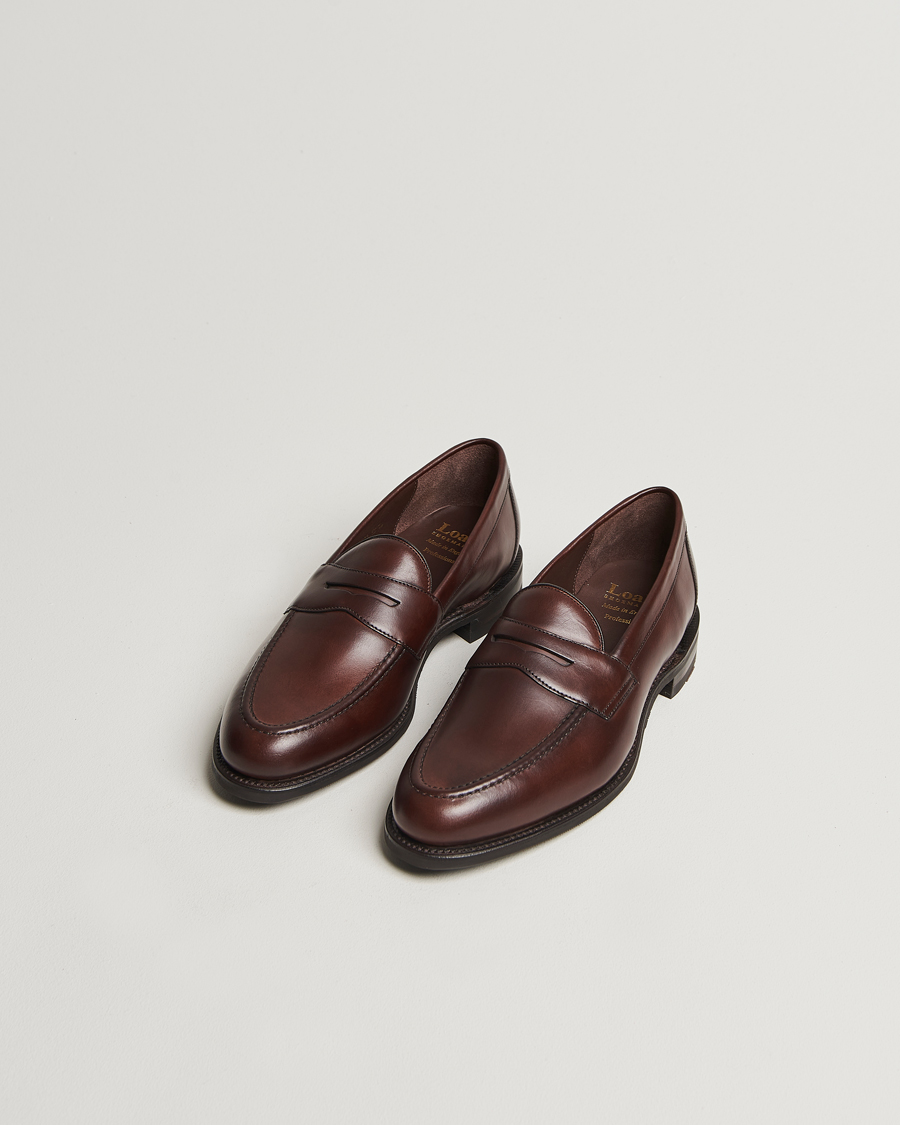 Heren | Instappers | Loake Shoemakers | Imperial Penny Loafer Dark Brown
