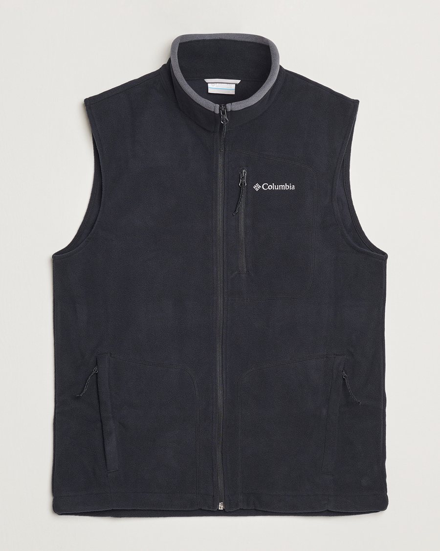 Homme | Columbia Fast Trek Full Zip Fleece Vest Black | Columbia | Fast Trek Full Zip Fleece Vest Black