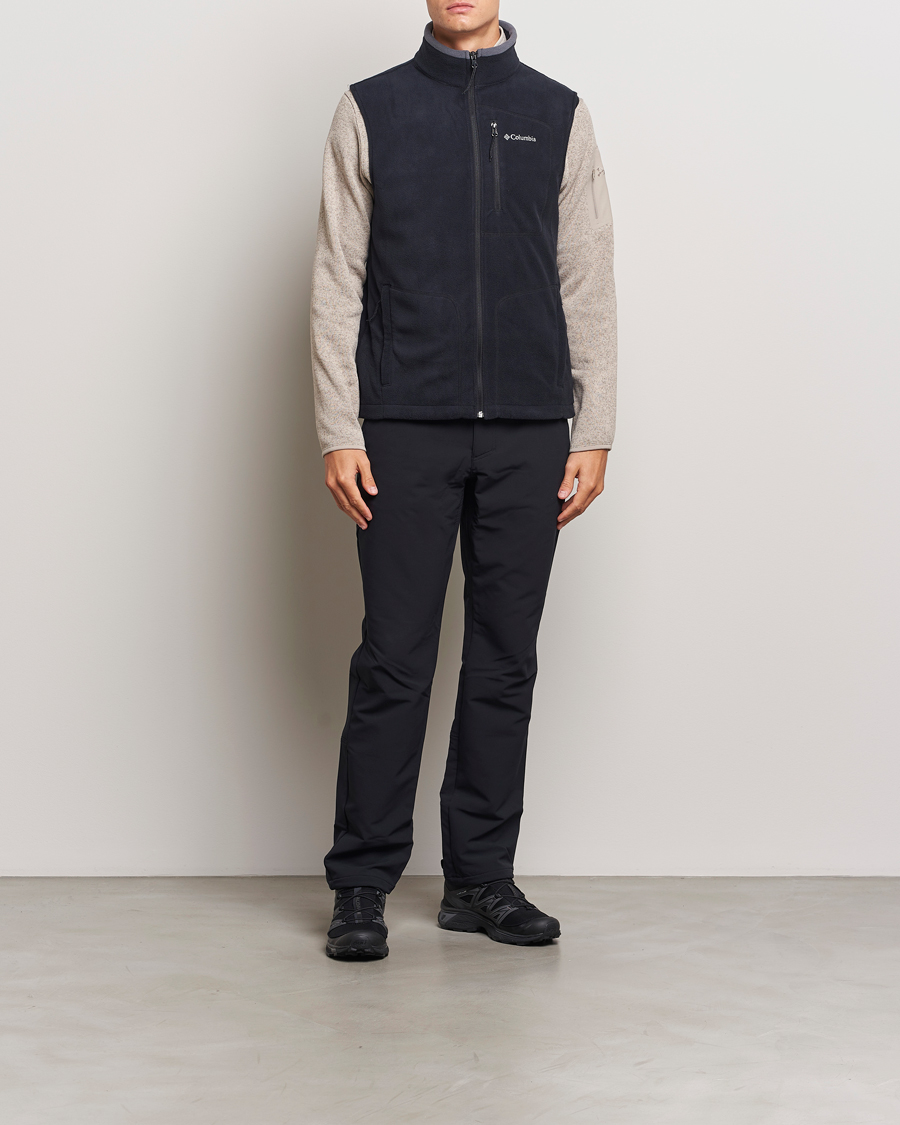 Homme | Columbia Fast Trek Full Zip Fleece Vest Black | Columbia | Fast Trek Full Zip Fleece Vest Black