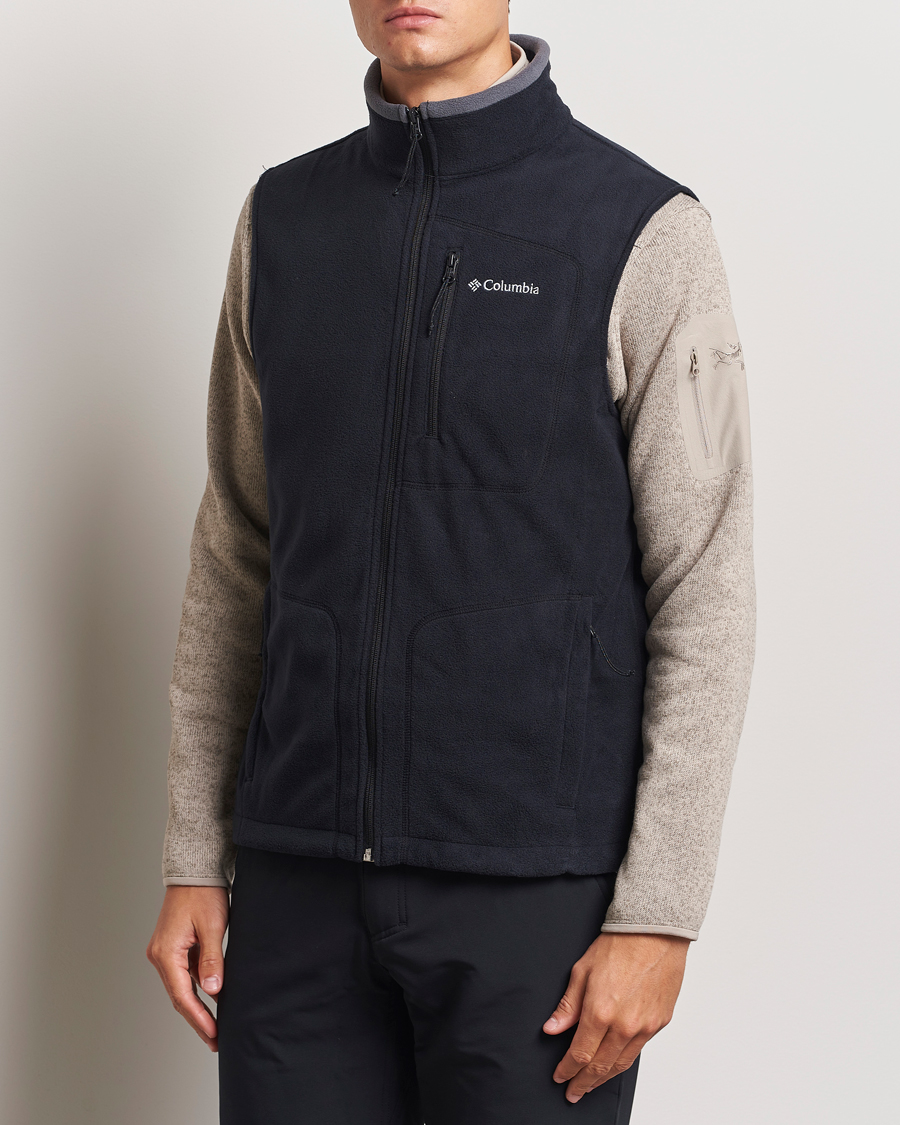 Homme | Columbia Fast Trek Full Zip Fleece Vest Black | Columbia | Fast Trek Full Zip Fleece Vest Black