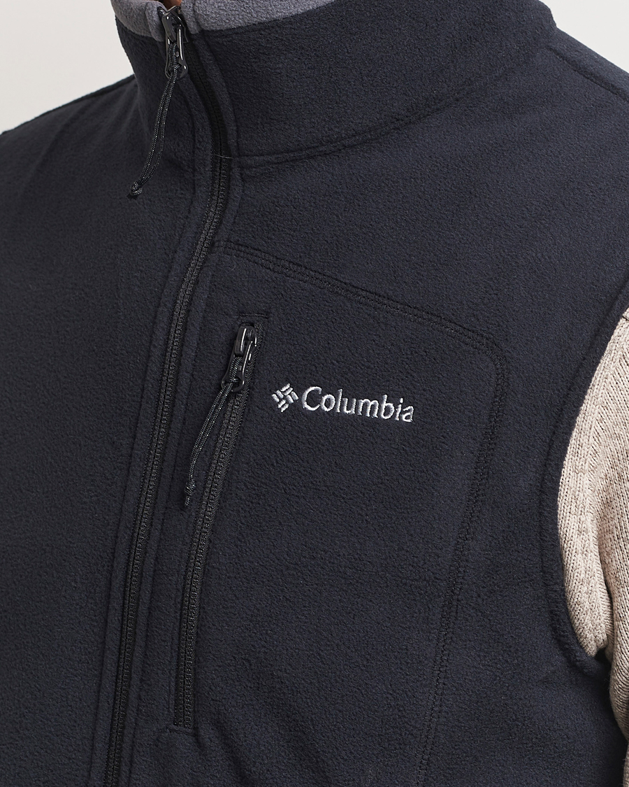 Homme | Columbia Fast Trek Full Zip Fleece Vest Black | Columbia | Fast Trek Full Zip Fleece Vest Black