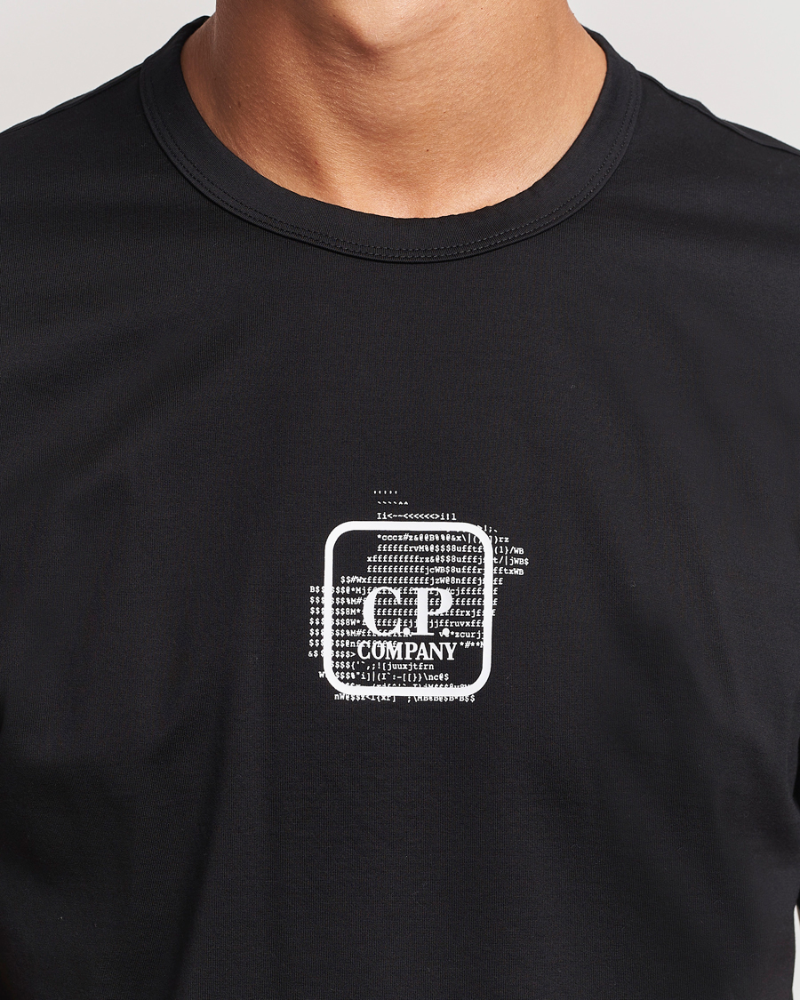 Heren | T-shirts | C.P. Company | Metropolis Mercerized Back Logo T-Shirts Black