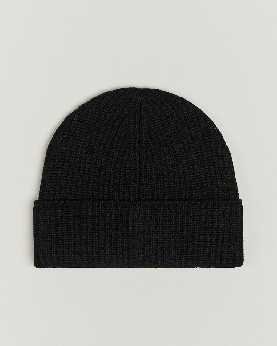 Heren | C.P. Company Metropolis Knitted Logo Beanie Black | C.P. Company | Metropolis Knitted Logo Beanie Black