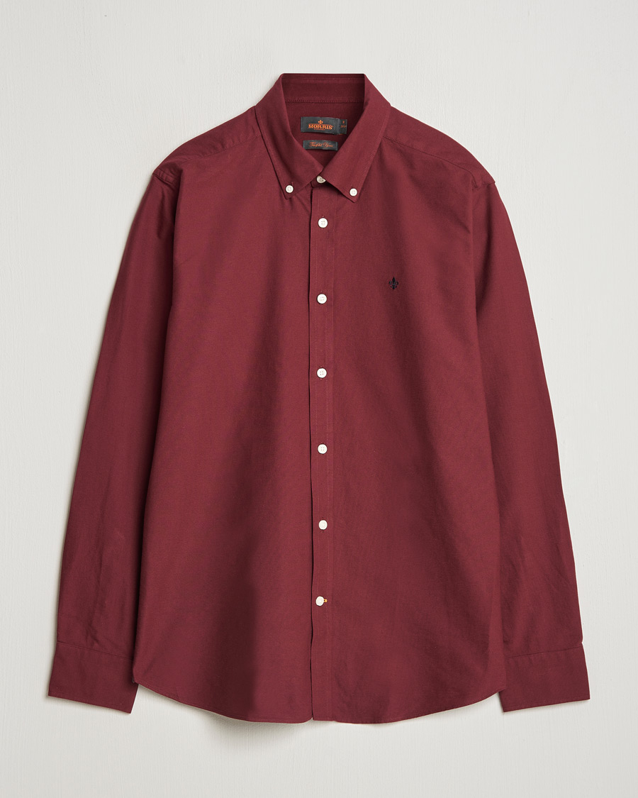 Heren | Overhemden | Morris | Douglas Oxford Shirt Wine Red