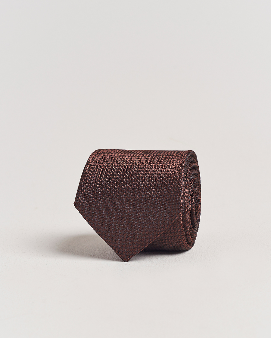 Homme | Cravates | Morris | Structure Tie Brown