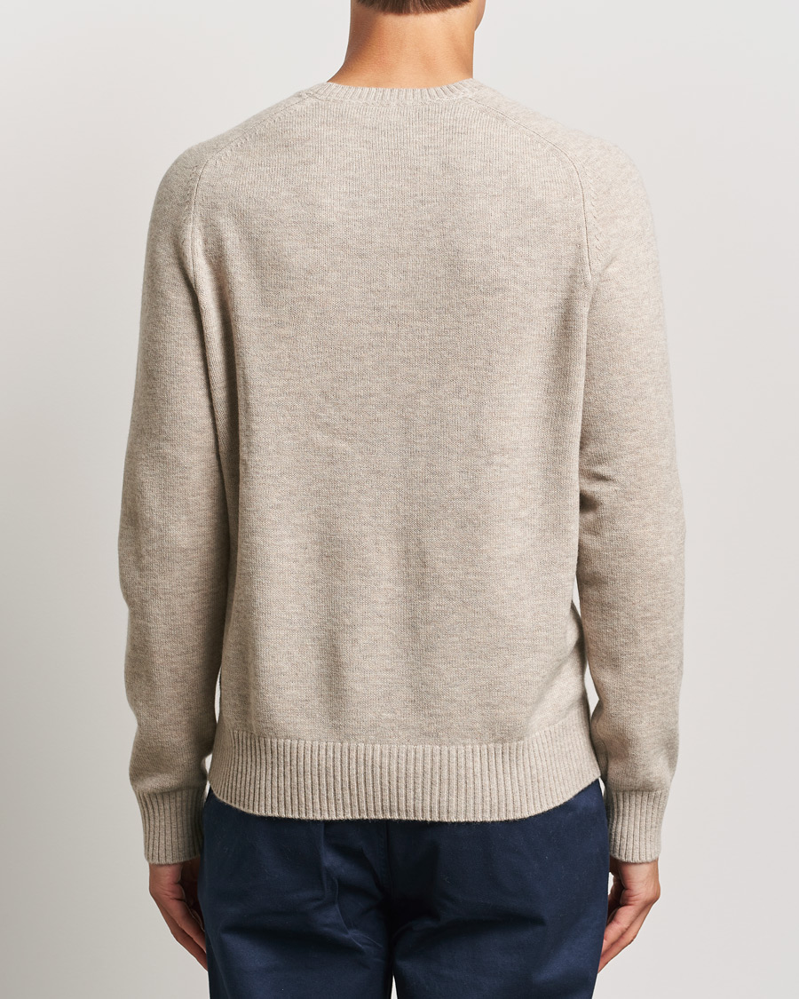 Heren | Truien | Morris | Hertford Merino Crew Neck Khaki