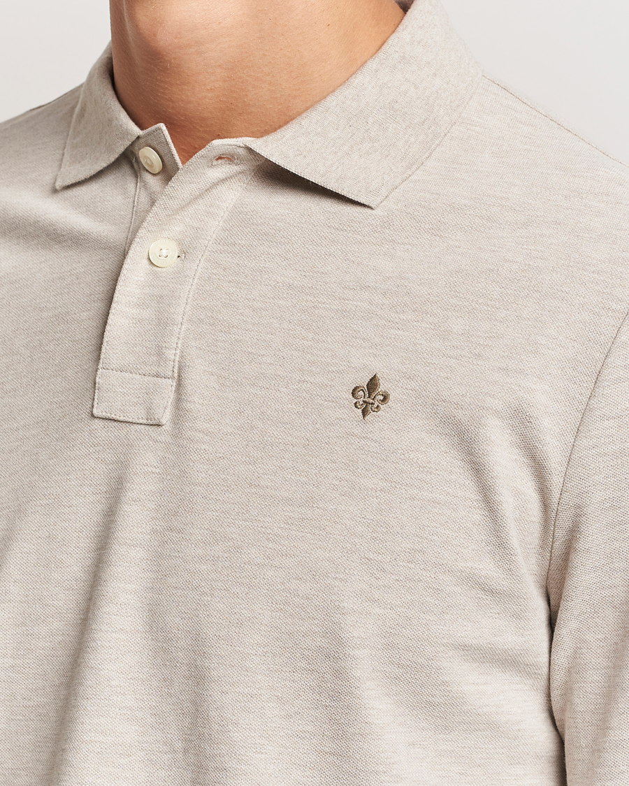 Heren | Truien | Morris | Camden Long Sleeve Polo Khaki