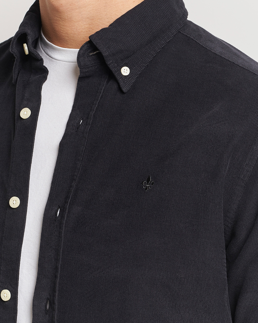 Homme | Chemises | Morris | Douglas Corduroy Shirt Grey