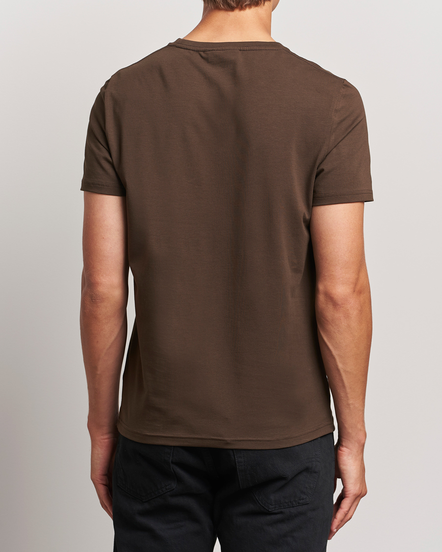 Heren | T-shirts | Morris | James Crew Neck Tee Brown