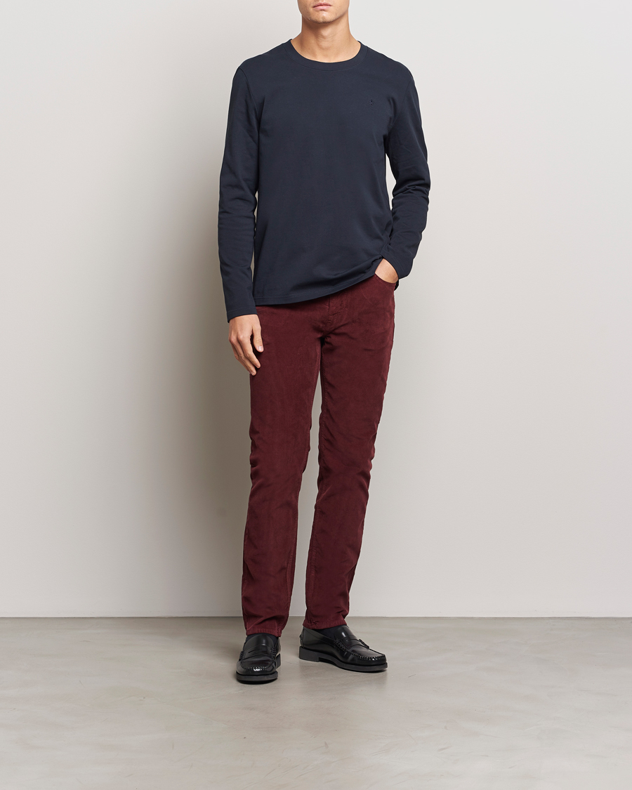 Homme | T-shirts | Morris | Watson Long Sleeve Tee Old Blue