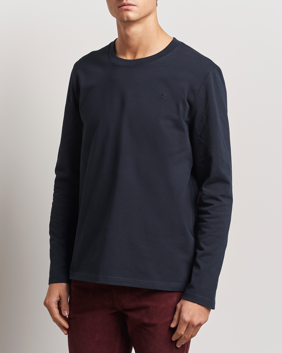 Homme | T-shirts | Morris | Watson Long Sleeve Tee Old Blue