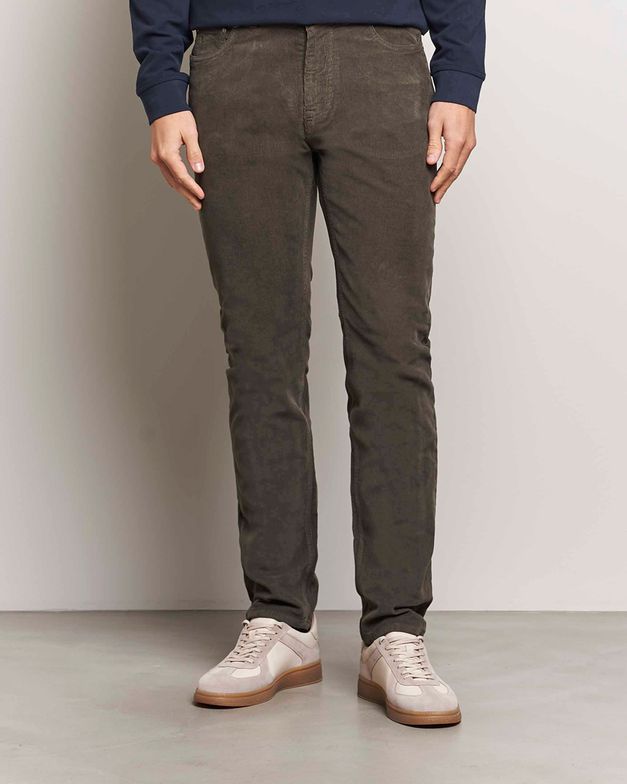 Homme | Pantalons | Morris | James Corduroy 5-Pocket Pant Olive