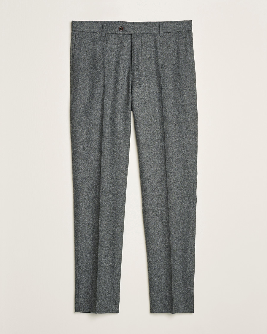 Homme | Pantalons | Morris Heritage | Flannel Suit Trousers Grey