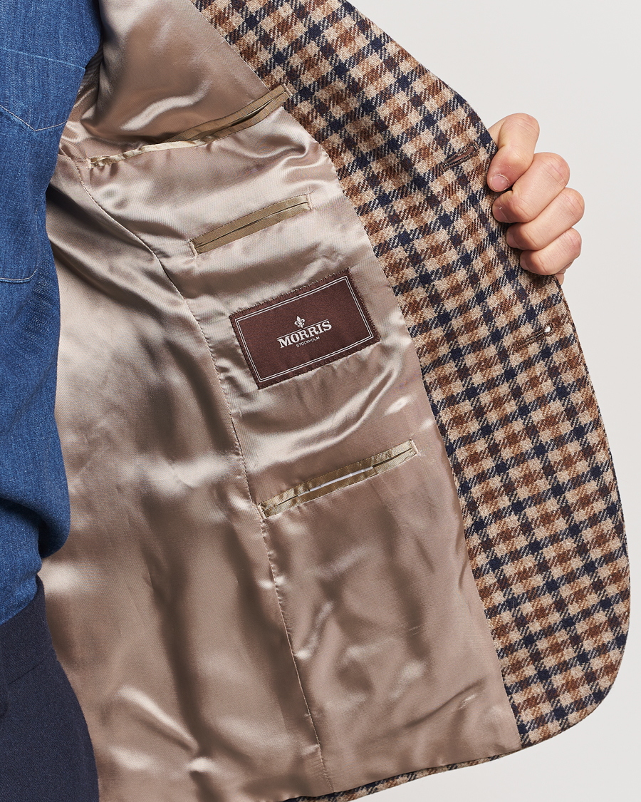 Homme | Blazers | Morris Heritage | Wool Tweed Blazer Navy