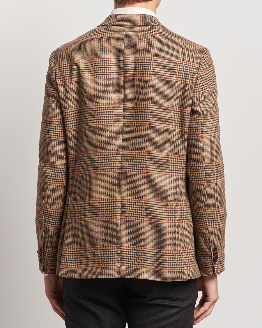 Homme | Blazers | Morris Heritage | Prince of Wales Tweed Blazer Brown