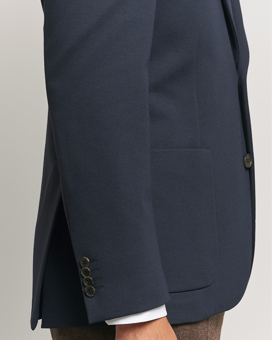 Homme | Blazers | Morris Heritage | Soft Jersey Blazer Navy