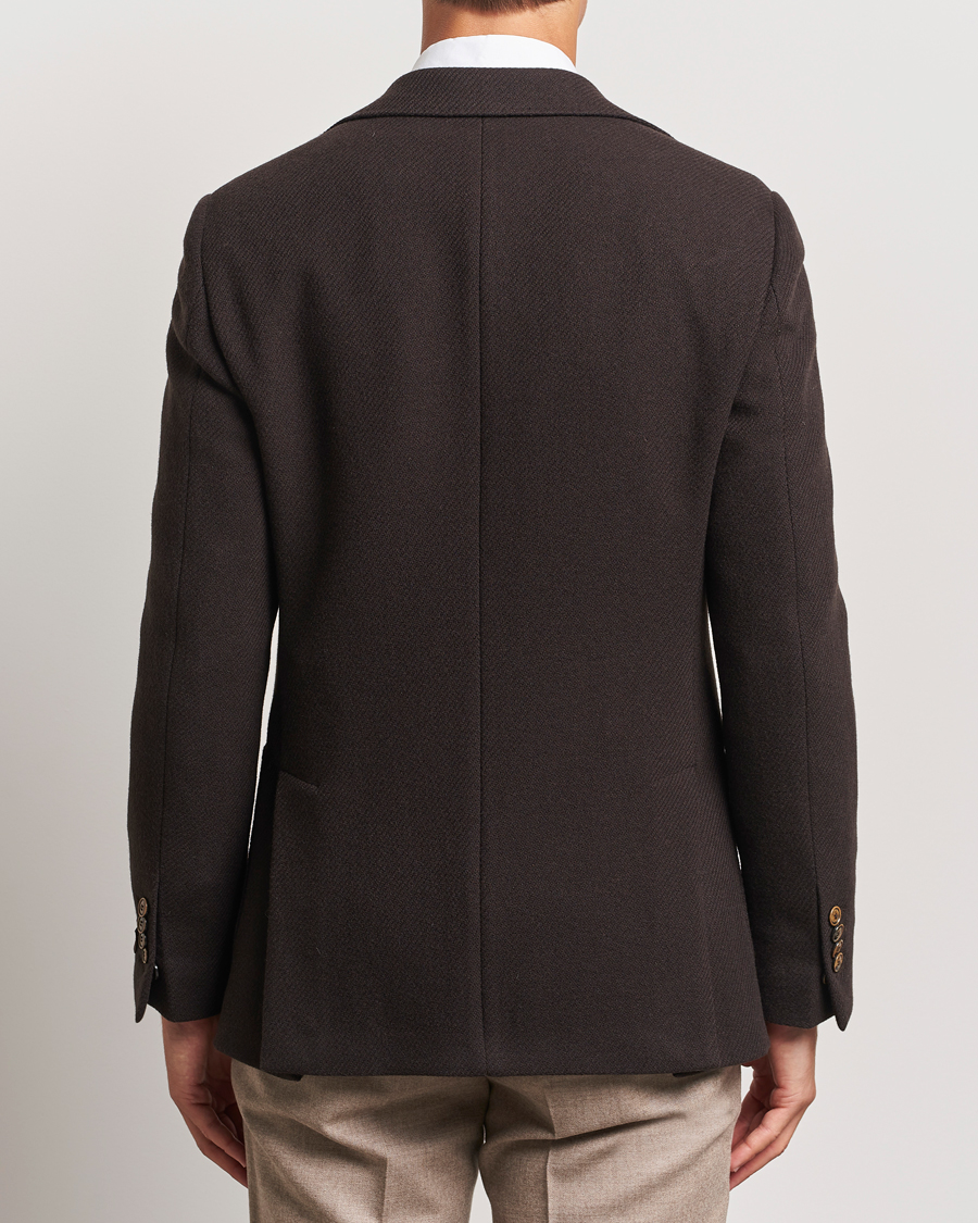 Homme | Blazers | Morris Heritage | Soft Lambswool Blazer Brown
