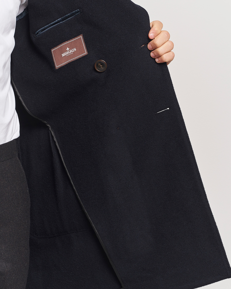 Homme | Manteaux Et Vestes | Morris Heritage | Brian Double Breasted Wool Coat Navy
