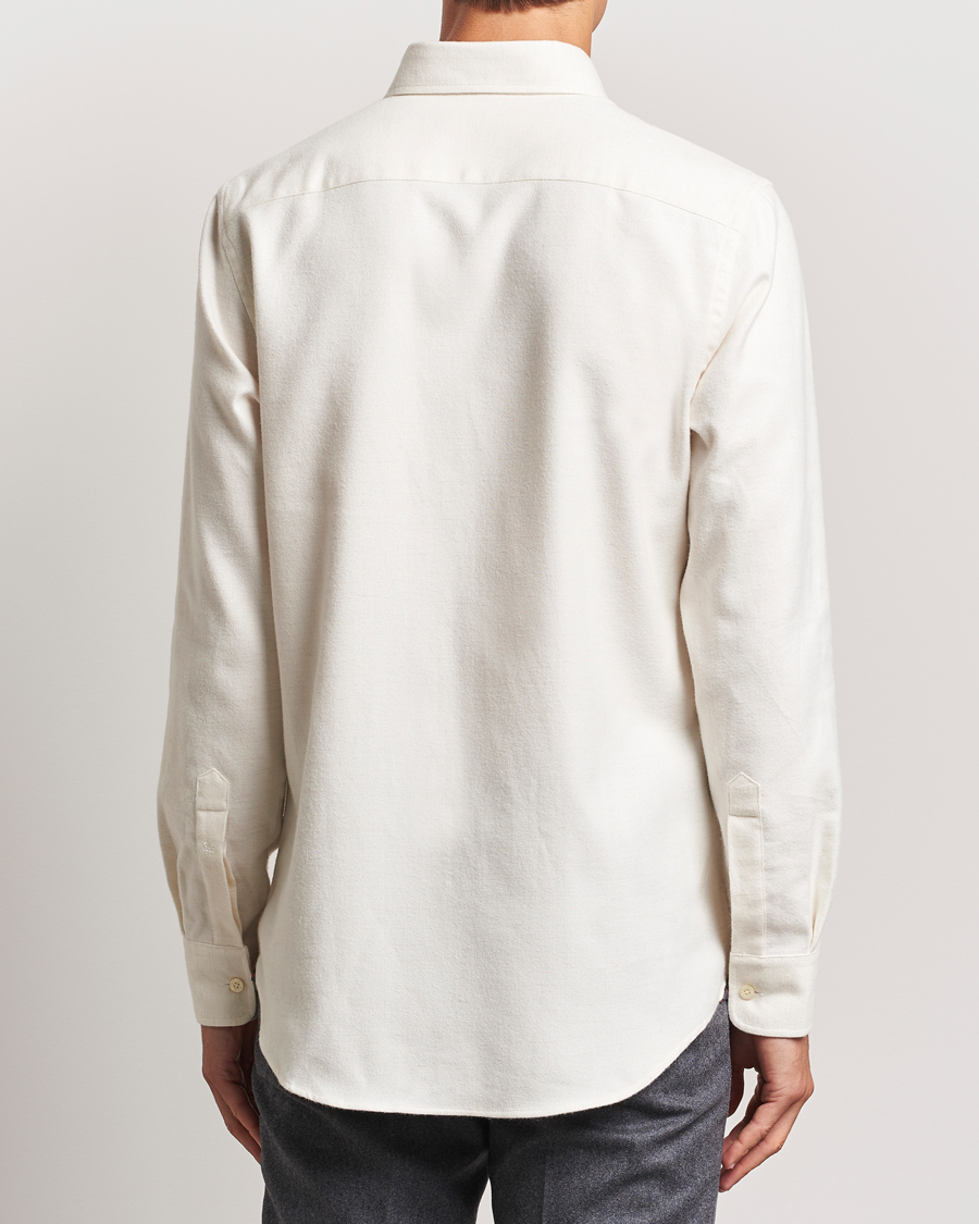 Heren | Overhemden | Morris Heritage | Soft Lama Slim Fit Shirt Off White