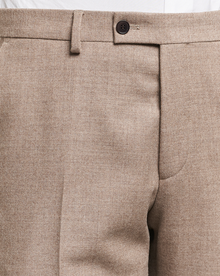 Homme | Pantalons | Morris Heritage | Morris Prestige Flannel Trousers Khaki