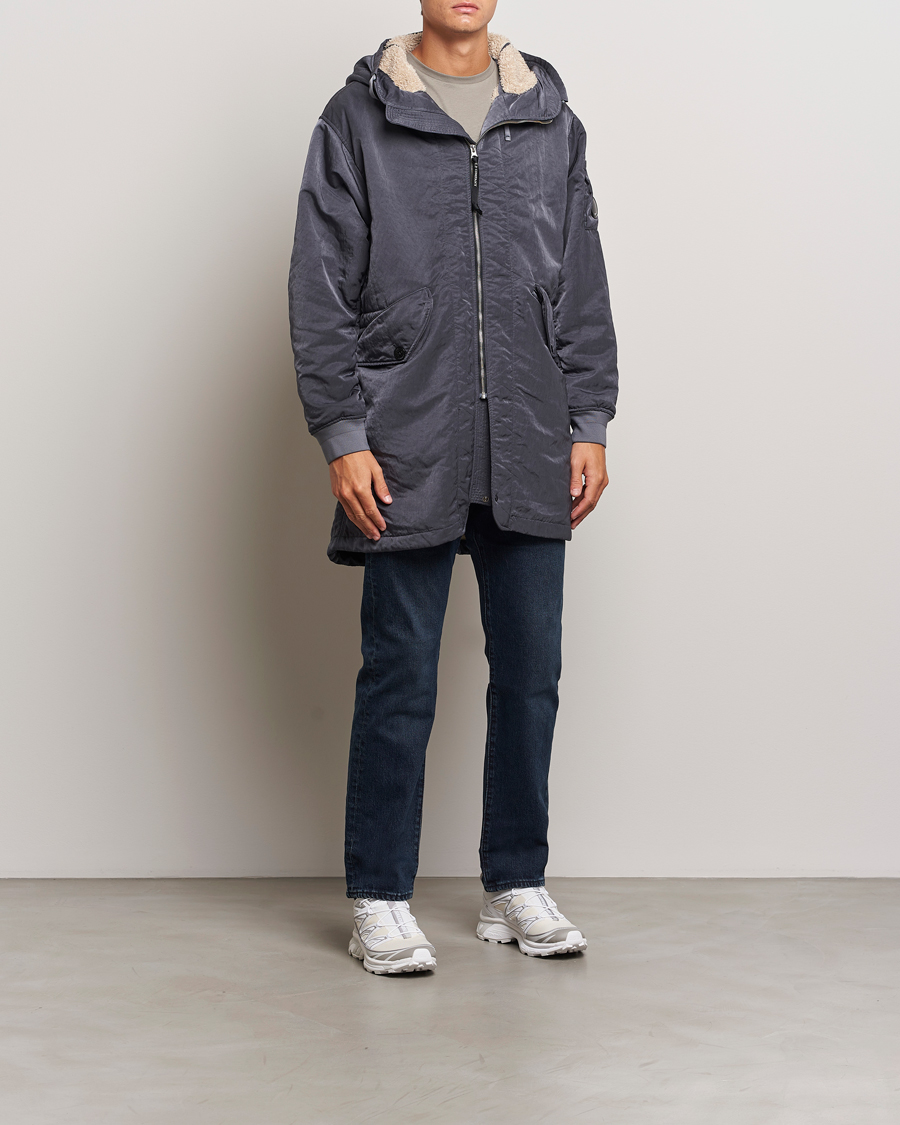 Heren | Jassen | C.P. Company | Nylon B Sherpa Lined Parka Grey