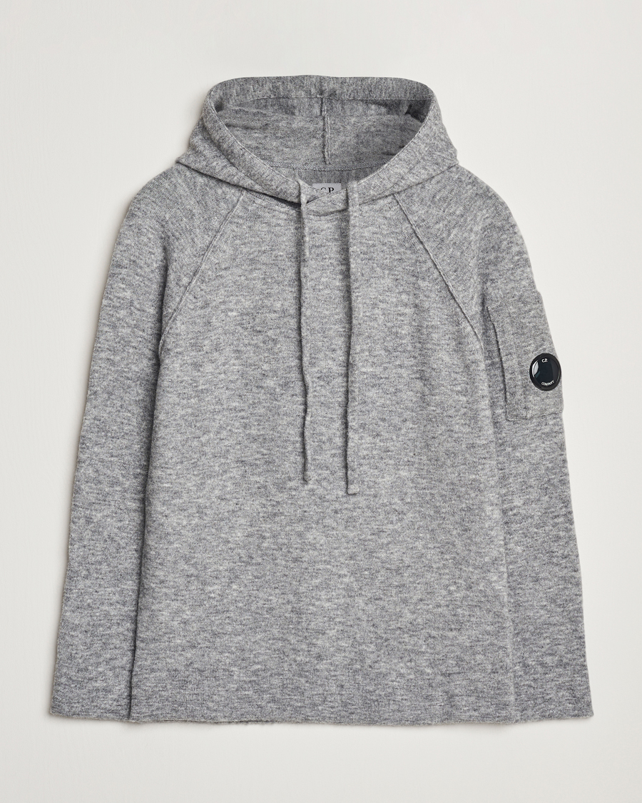 Homme | Pulls Et Tricots | C.P. Company | Alpaca/Wool Lens Hood Grey Melange