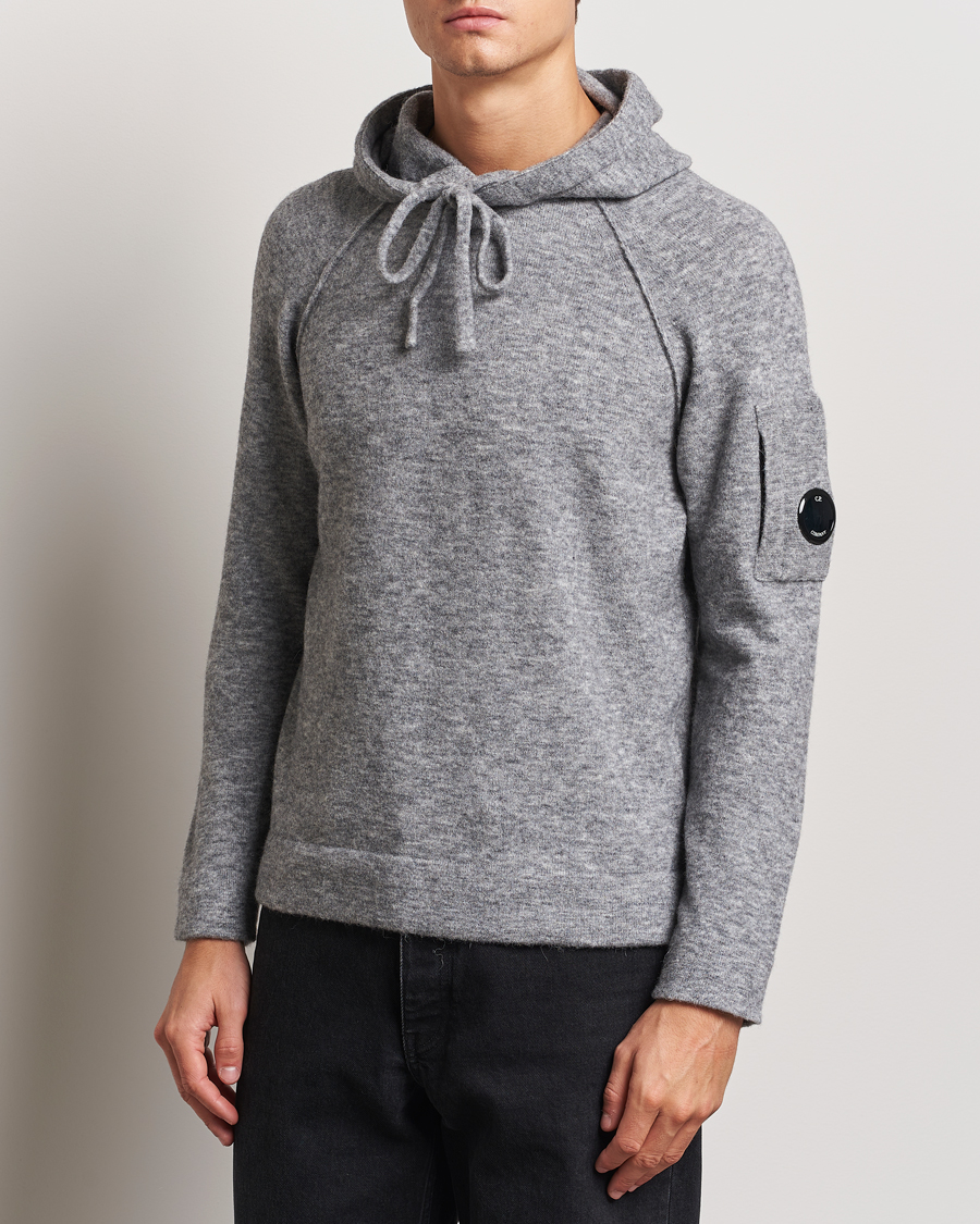 Homme | Pulls Et Tricots | C.P. Company | Alpaca/Wool Lens Hood Grey Melange