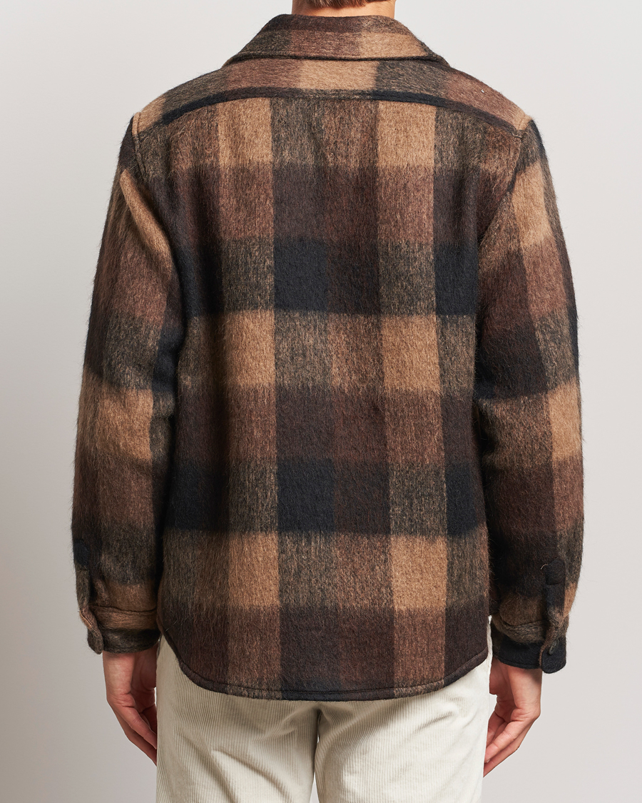 Heren | Jassen | Oscar Jacobson | Maverick Checked Shirt Jacket Brown