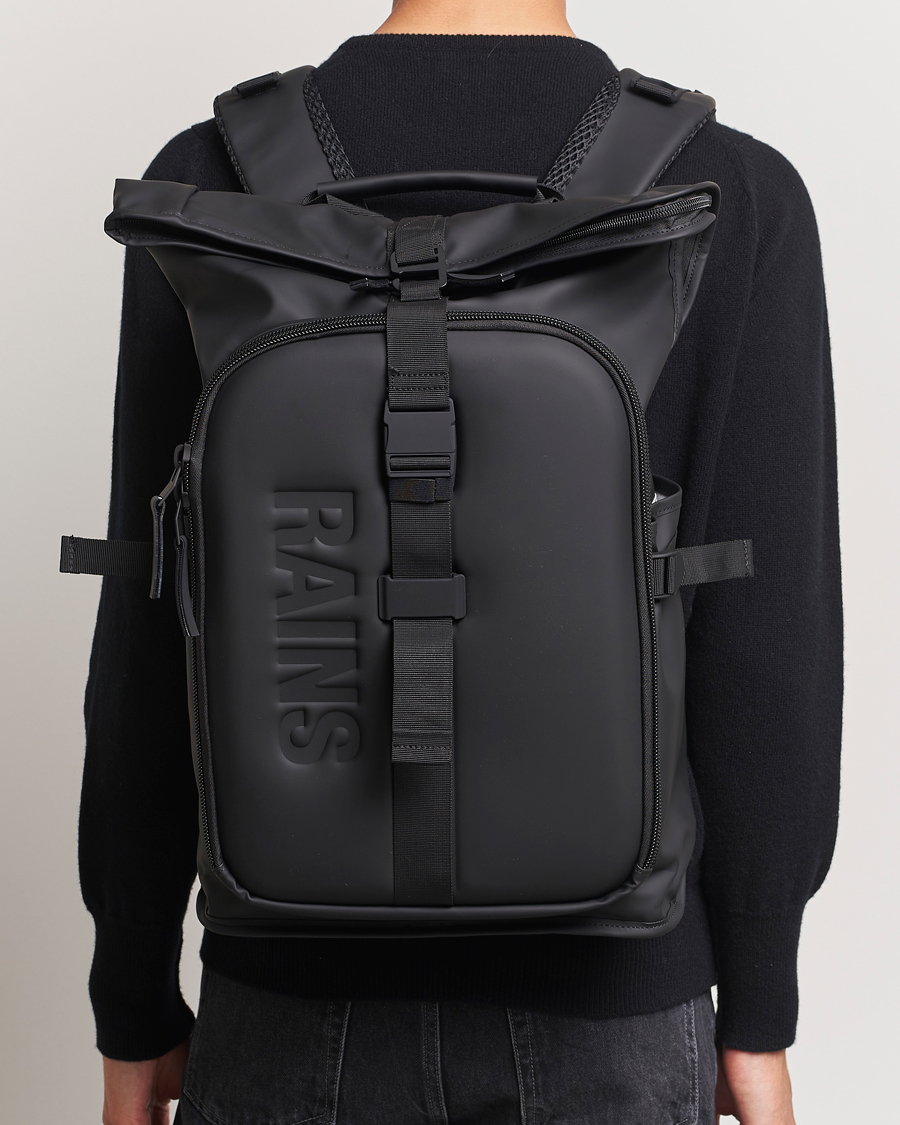 Heren | RAINS Texel Moulded Backpack Black | RAINS | Texel Moulded Backpack Black