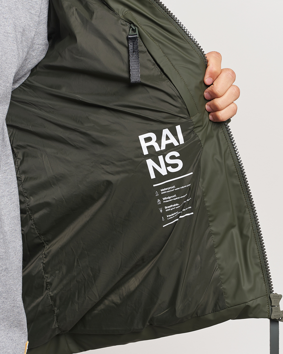 Heren | Jassen | RAINS | Alta Puffer Jacket Green