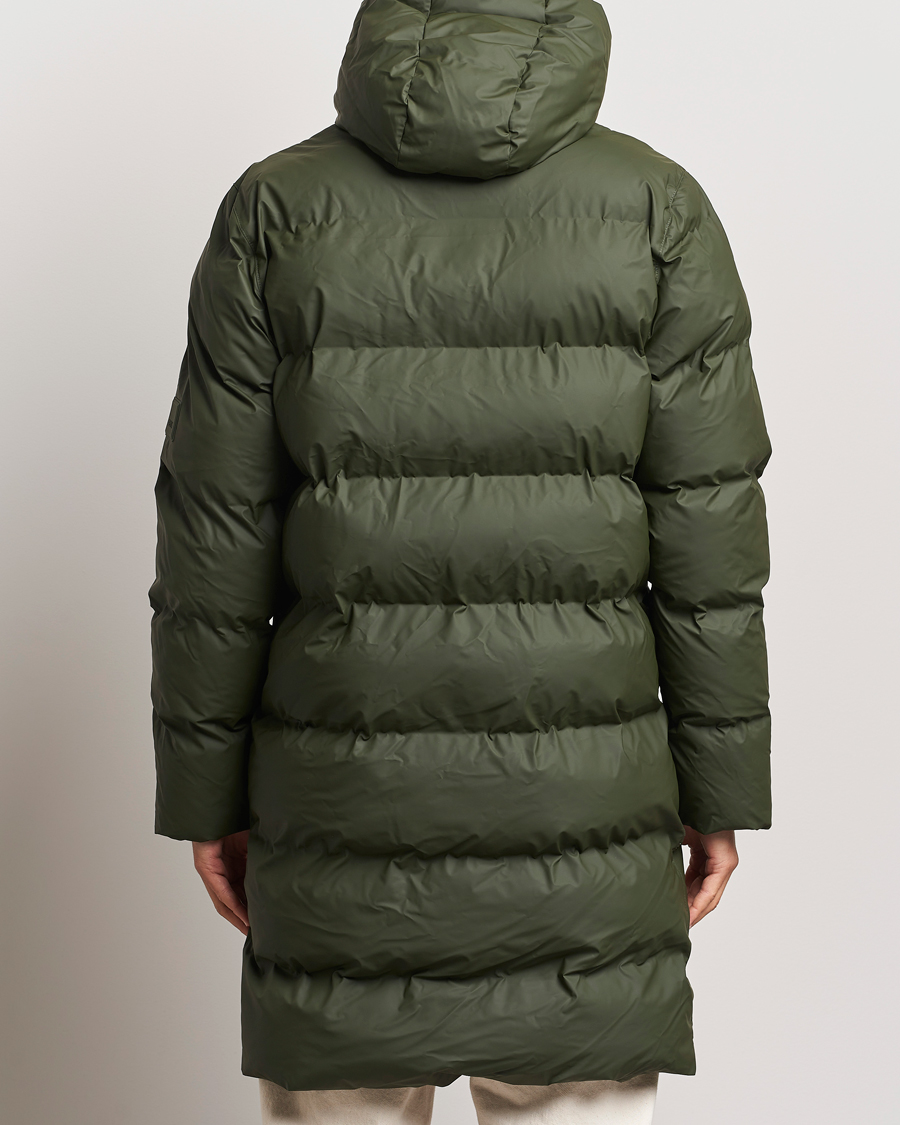 Homme | Manteaux Et Vestes | RAINS | Alta Long Puffer Parka Green