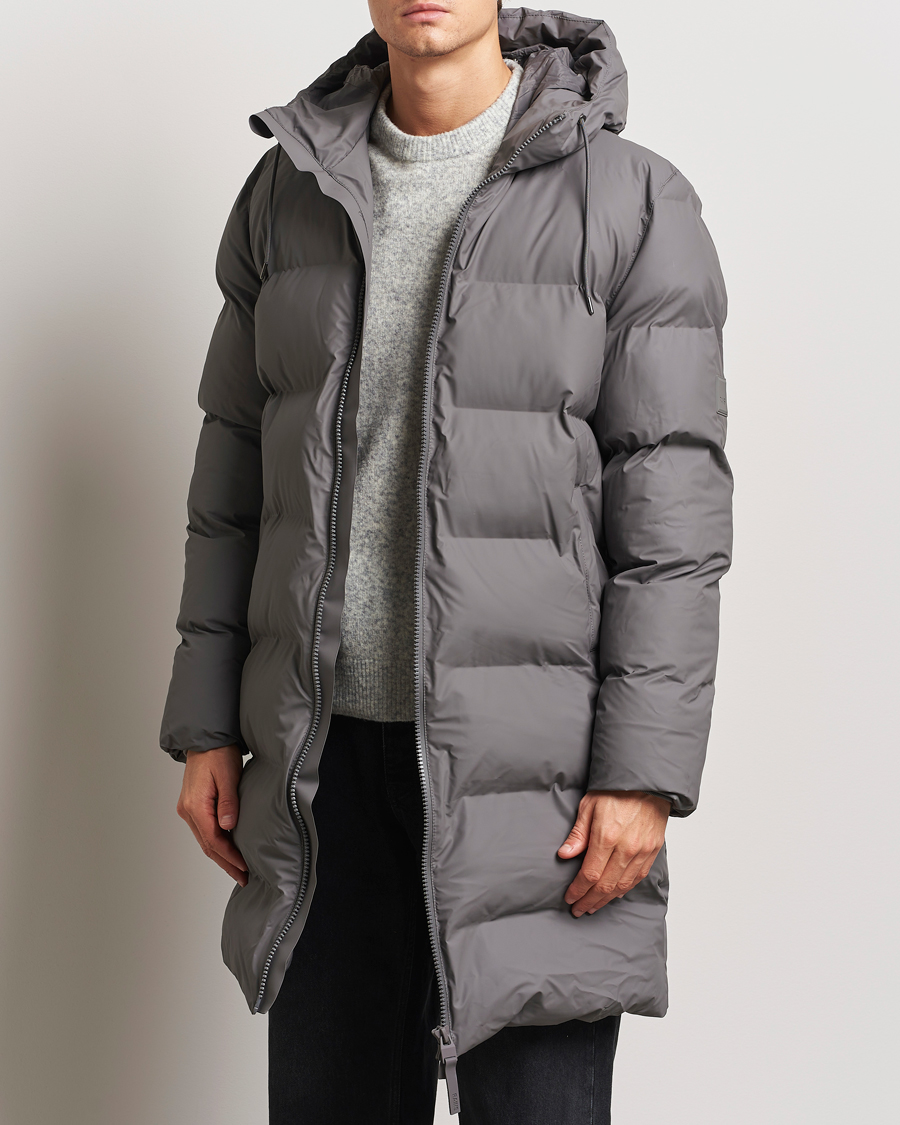 Homme | Manteaux Et Vestes | RAINS | Alta Long Puffer Parka Grey