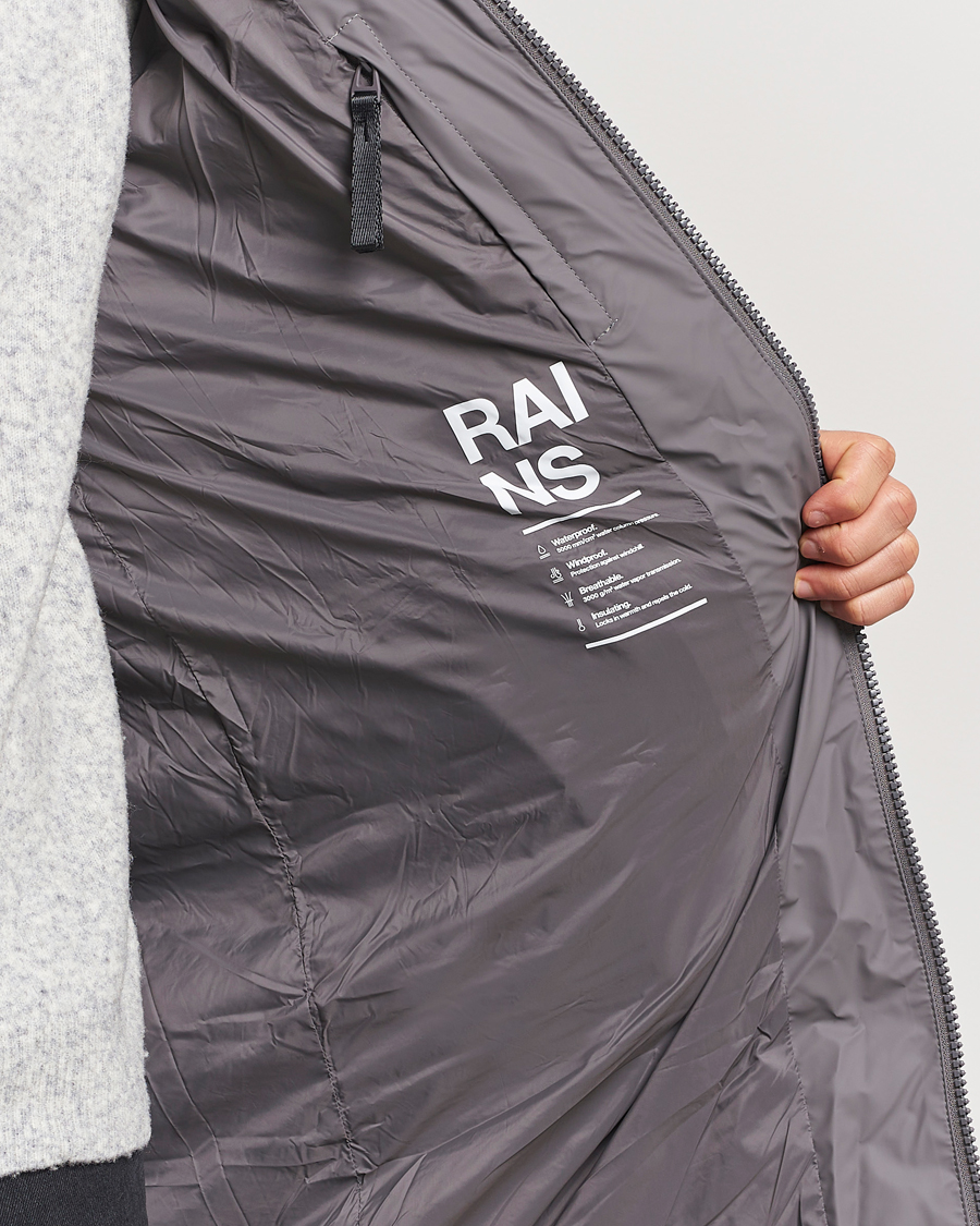 Homme | Manteaux Et Vestes | RAINS | Alta Long Puffer Parka Grey